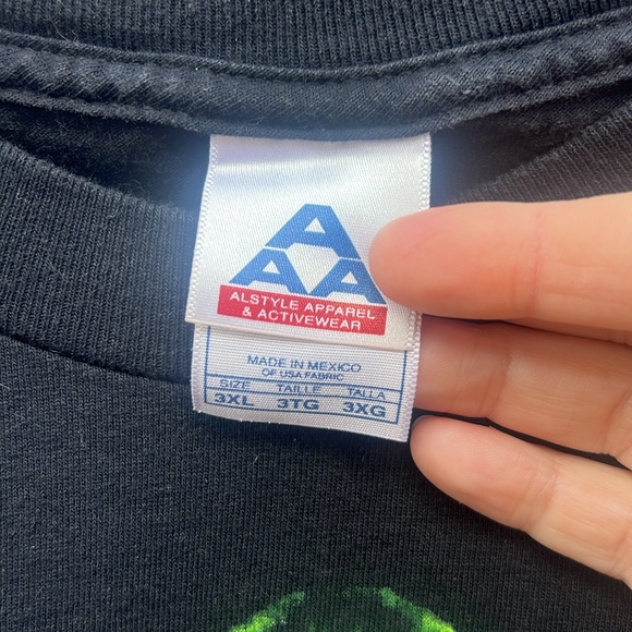 Vintage Men's WWE D-Generation X Black & Green T-Shirt, size 3XL - Picture 3 of 6